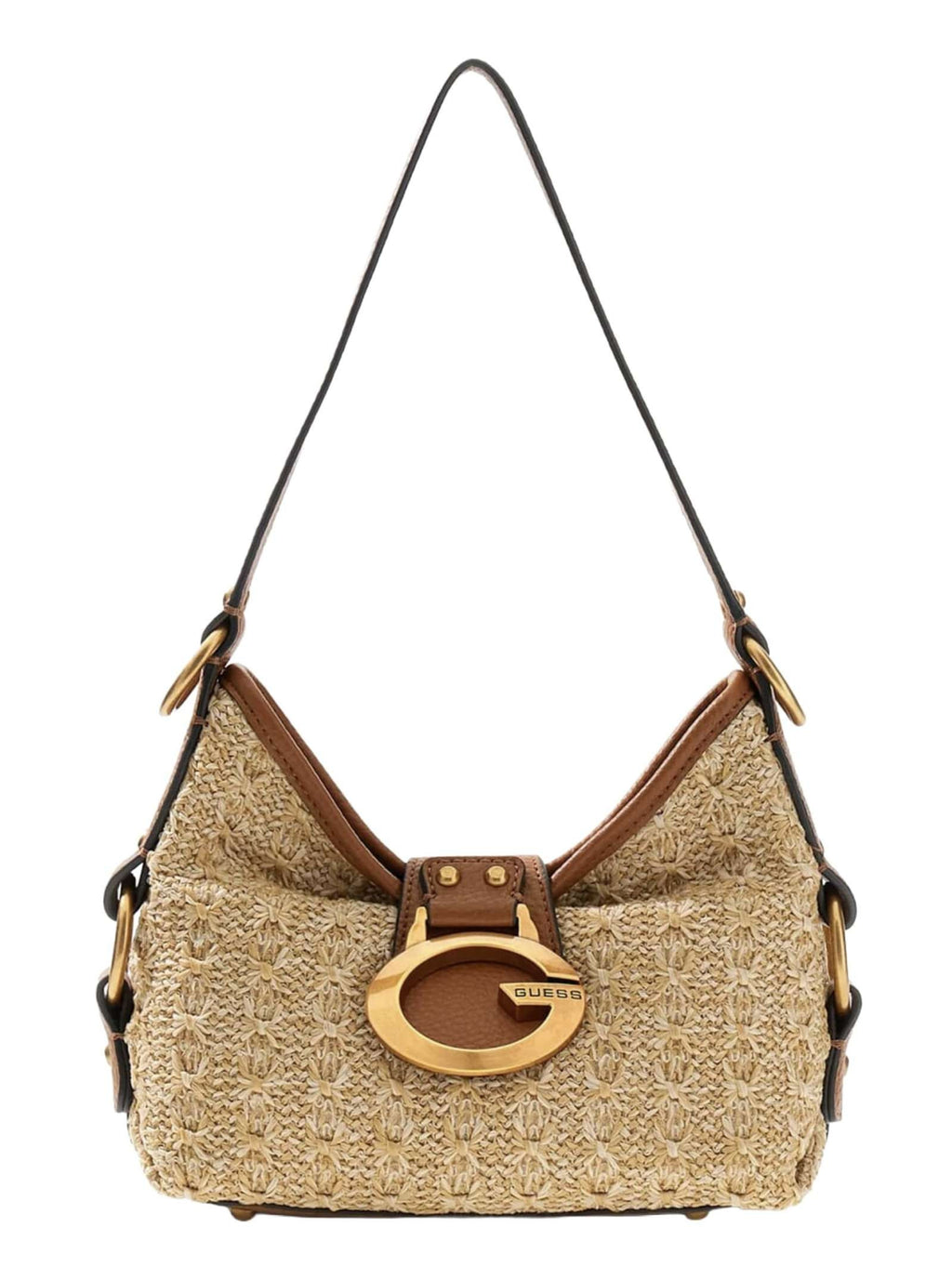Borsa donna Guess a mano/spalla Camden mini natural cognac BS26GU206 RB930872