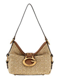 Borsa donna Guess a mano/spalla Camden mini natural cognac BS26GU206 RB930872