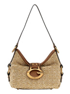 Borsa donna Guess a mano/spalla Camden mini natural cognac BS26GU206 RB930872