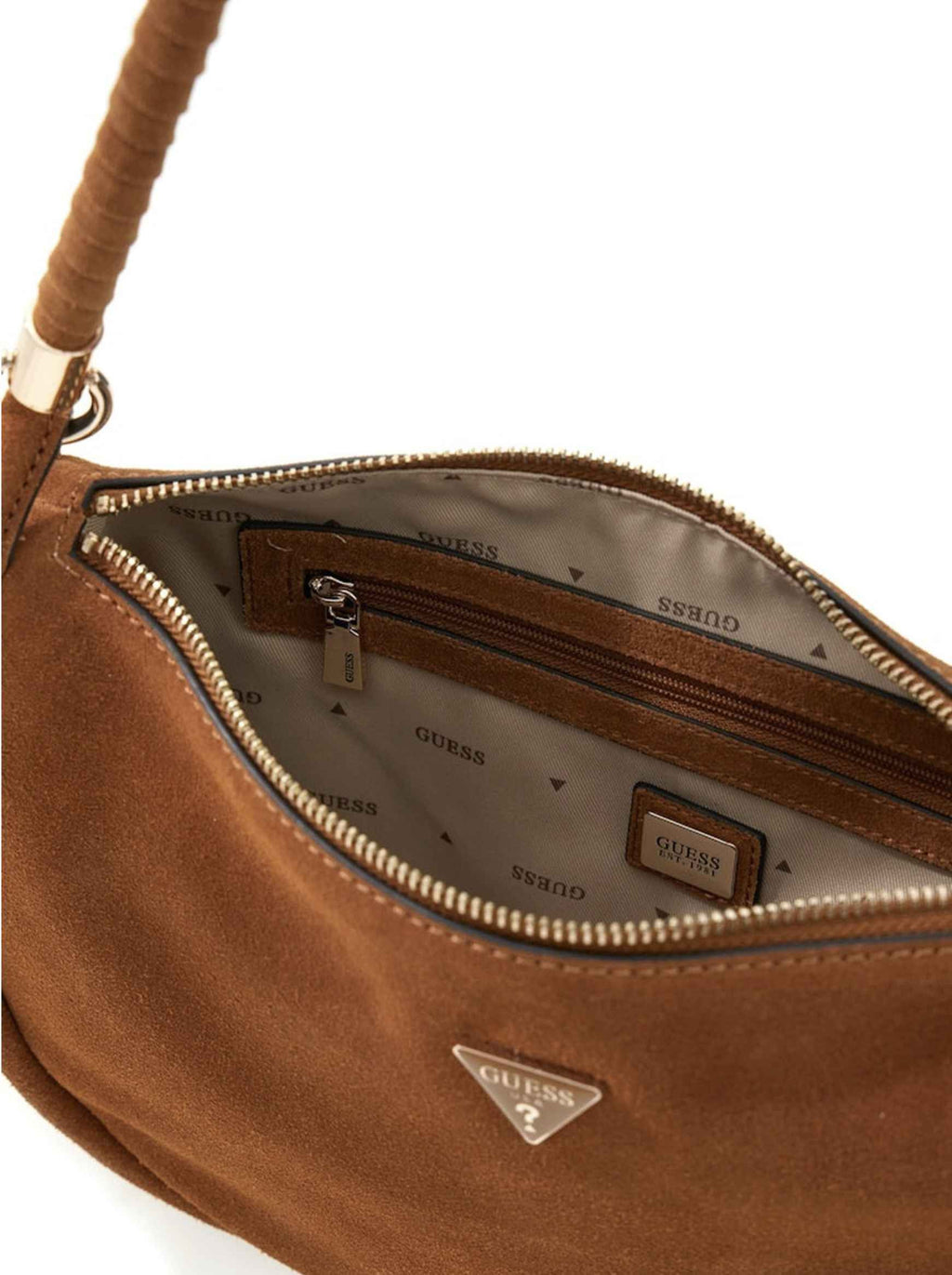 Borsa donna Guess Danya hobo scanosciata cognac BS26GU212 SG991801