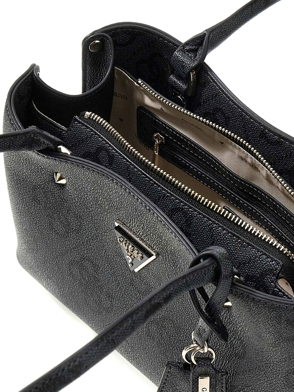 Borsa donna Guess Meridian II coal logo BS26GU211 OS697409