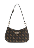 Borsa donna Guess Emelie top zip shoulder bag espresso multilogo BS26GU215 GP992818