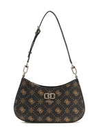 Borsa donna Guess Emelie top zip shoulder bag espresso multilogo BS26GU215 GP992818