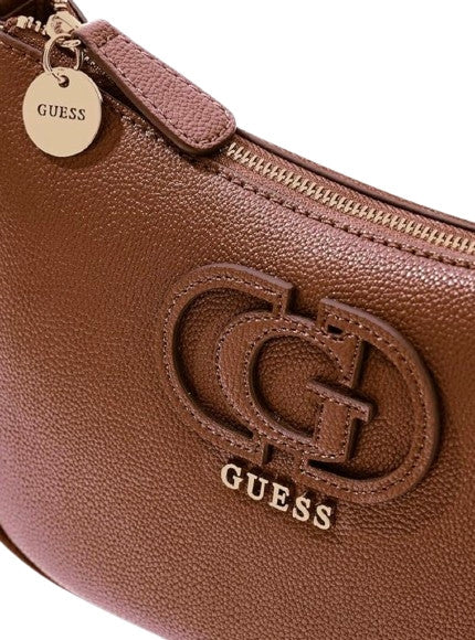 Borsa donna Guess a spalla Isola cognac BS26GU219 BG990518