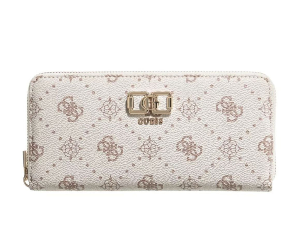 Portafoglio donna Guess Emelie slg vanilla logo AS26GU56 GP9928146