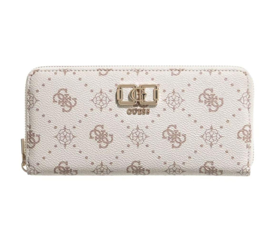 Portafoglio donna Guess Emelie slg vanilla logo AS26GU56 GP9928146