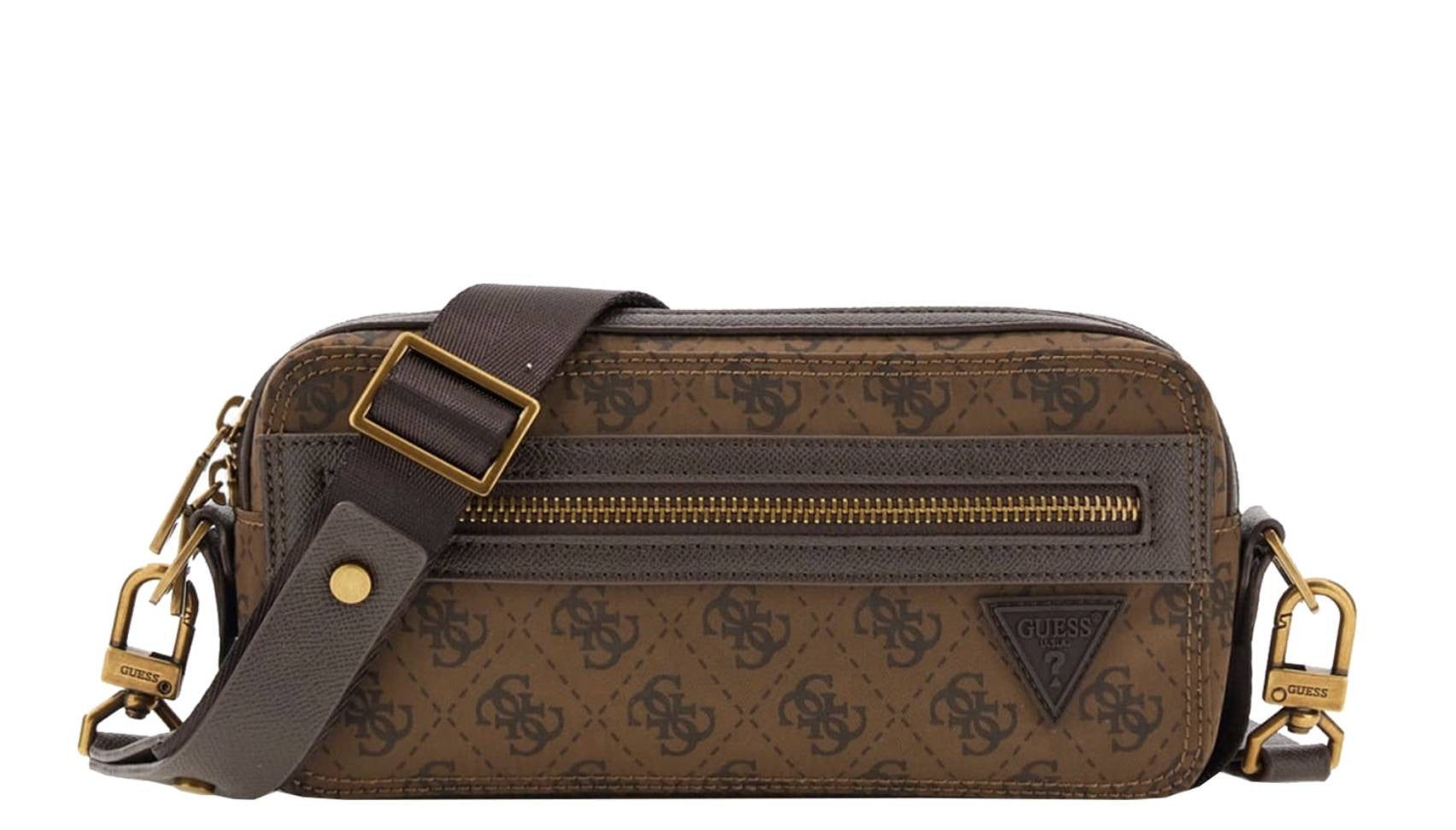 Borsa uomo Guess pochette Berlino marrone UBS26GU30 HMBENPP6250
