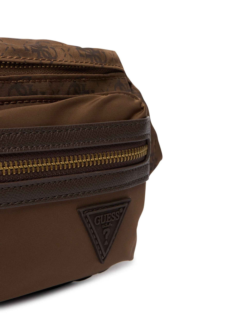 Borsa marsupio uomo Guess Berlin 4G logo marrone UBS26GU28 HMBENPP6156