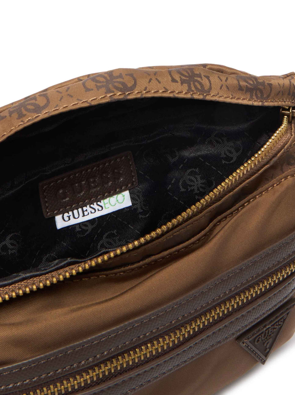 Borsa marsupio uomo Guess Berlin 4G logo marrone UBS26GU28 HMBENPP6156