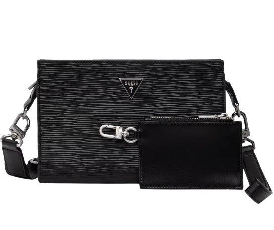 Borsa Guess tracolla uomo Milano nero UBS26GU32 HMMIPWP6257