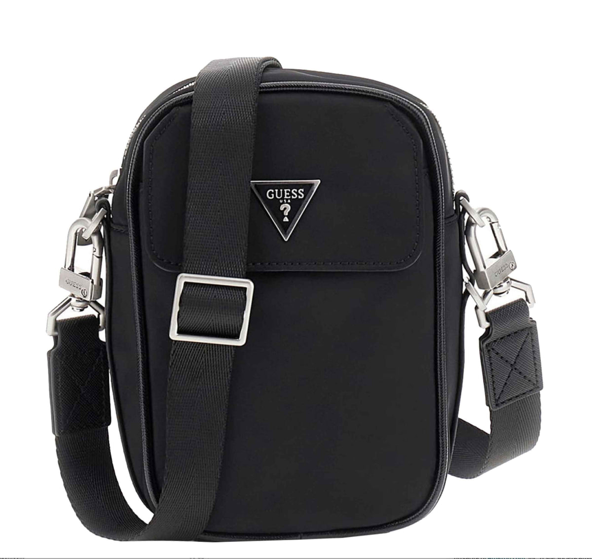 Borsa Guess tracolla uomo Milano mini nylon black UBS26GU35 HMMINYP5425