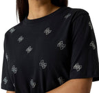 T-shirt donna Guess con strass logo 4G nero ES26GU70 V6GI18K2985 JBLK