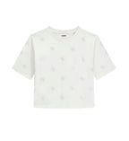 T-shirt donna Guess con strass logo 4G bianco ES26GU71 V6GI18K2985 G056