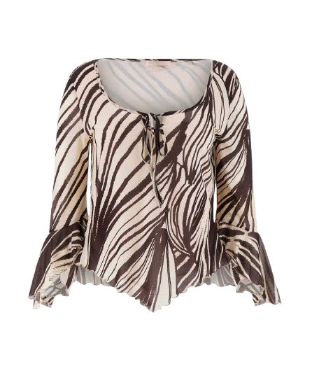 Top donna Guess stampato zebra ES26GU85 W6GP16K2944