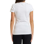 T-shirt donna Guess con logo strass bianco ES26GU77 W6GI11K3026 G011