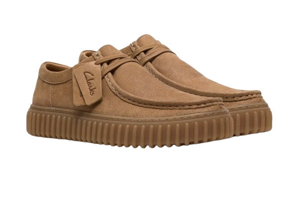 Allacciata uomo Clarks Torhill Lo dark sand leather US26CL10 26186161