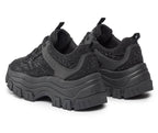 Scarpe Donna Guess sneaker zeppa Bisun Rhinestone Black D24GU42 FL82BIESU12