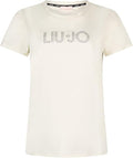 T-shirt donna Liu Jo white milk ES26LJ03 TA6056 JS923 M9136