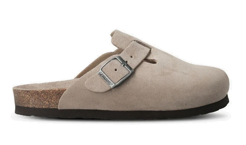 Sabot unisex Genuins Riva velour taupe US26GN03 G105495