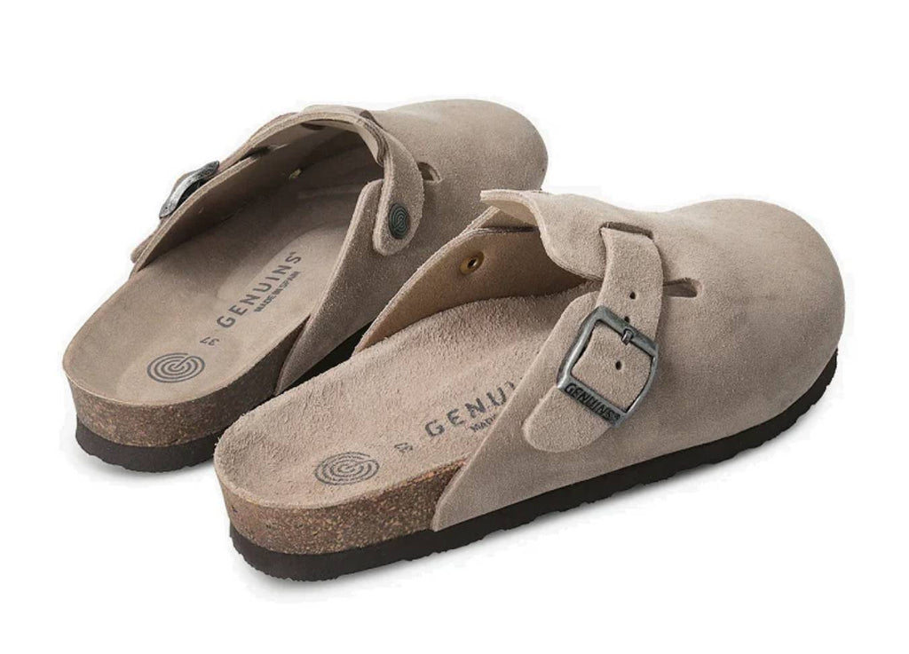 Sabot unisex Genuins Riva velour taupe US26GN03 G105495