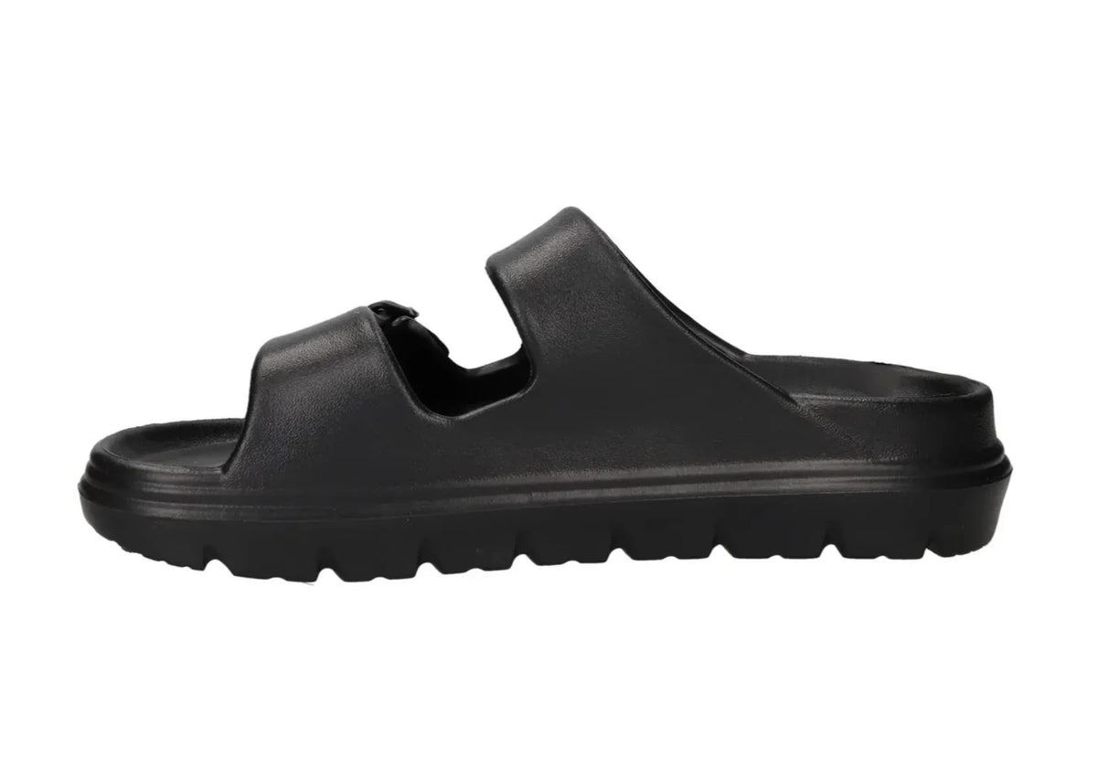 Scarpe uomo sandalo/ciabatta US Polo in gomma nero US26UP15 Malibu002