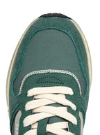Scarpe U.S. Polo sneaker running Seneka004A in ecopelle scamosciata/tessuto/pelle green US26UP11