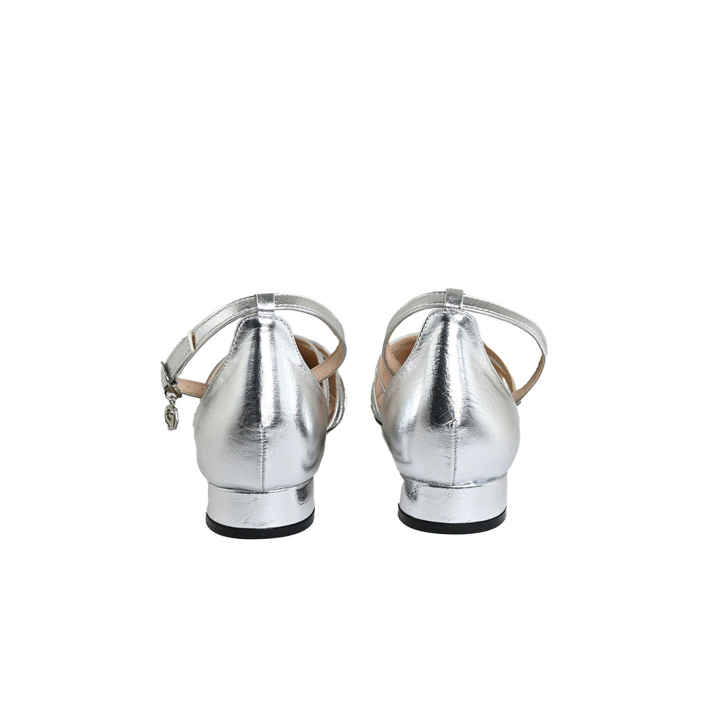Scarpe donna sandalo Gold&gold ecopelle silver DS25GG50 GP776
