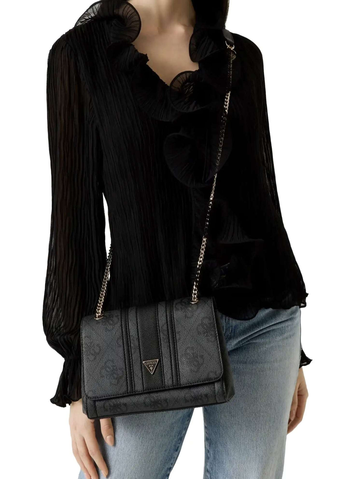 Borsa donna Guess Noelle II coal multilogo B27GU20 SS967221
