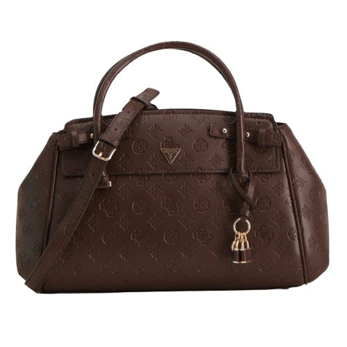 Borsa a mano/ tracolla Diana chocolate logo B27GU22 PD972706