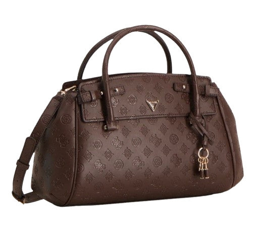 Borsa a mano/ tracolla Diana chocolate logo B27GU22 PD972706