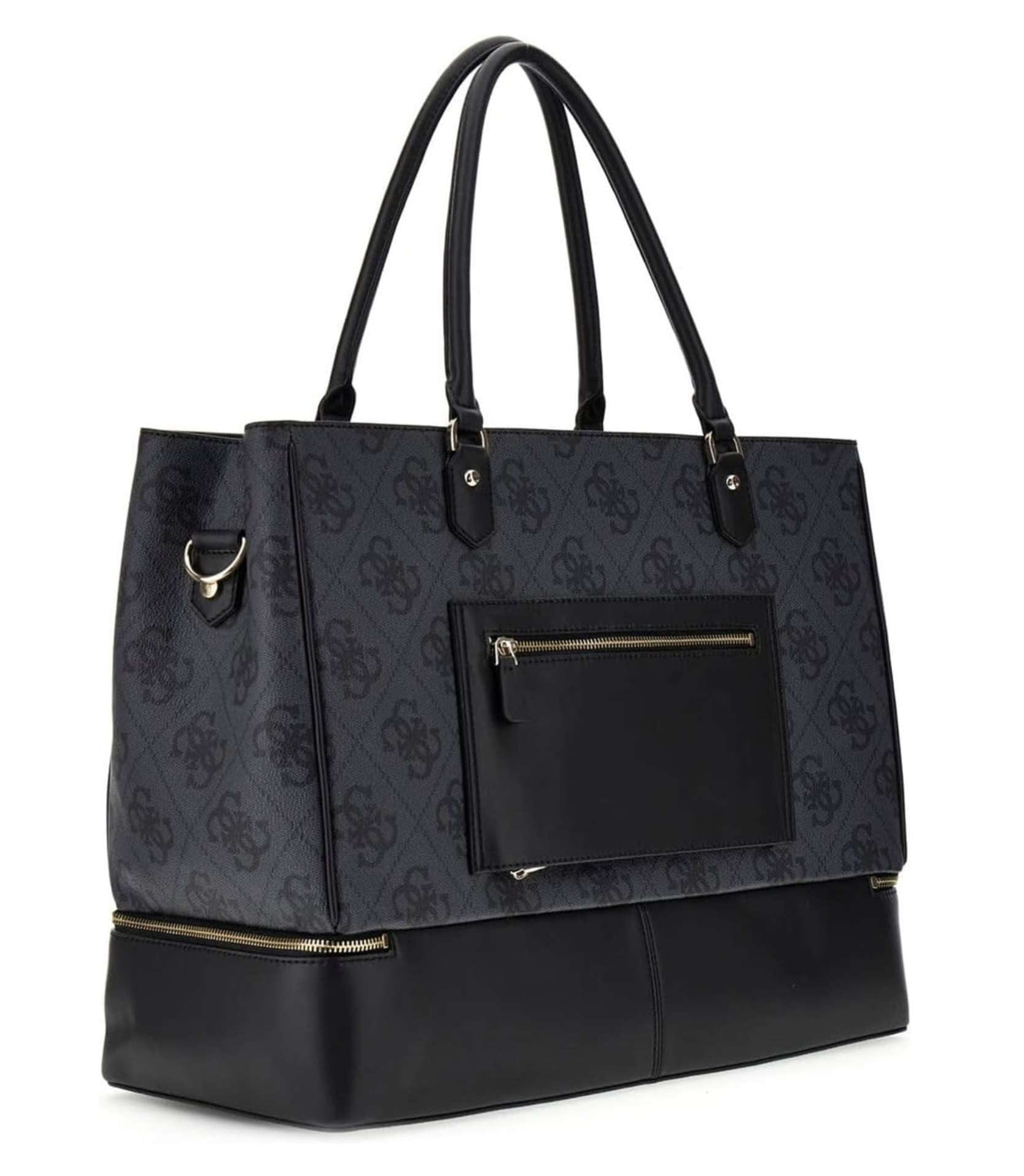 Borsa da viaggio Guess Berta travel coal logo B27GU35 OB8688415