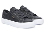Scarpe donna sneaker Guess Jelexa10 in ecopelle coal logo D27GU06 FLTJ10FAL12