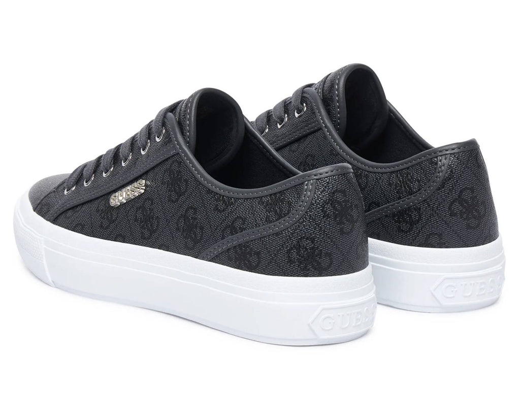 Scarpe donna sneaker Guess Jelexa10 in ecopelle coal logo D27GU06 FLTJ10FAL12