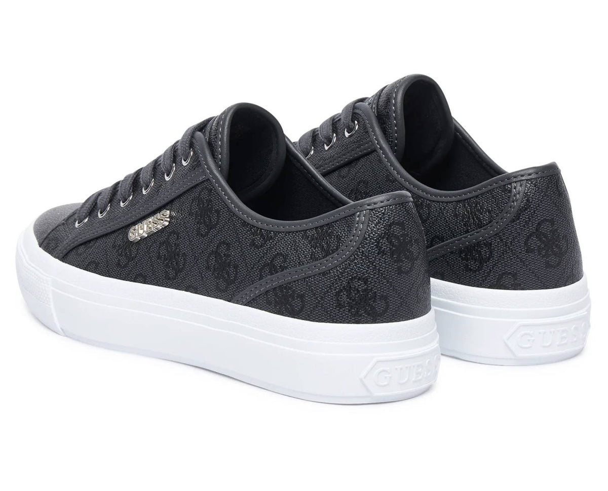 Scarpe donna sneaker Guess Jelexa10 in ecopelle coal logo D27GU06 FLTJ10FAL12