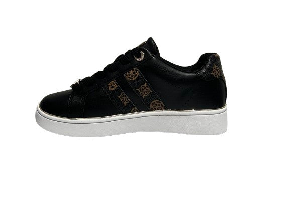 Scarpe donna sneaker Guess Barlie black/brown D27GU07 FLTBRLELE12