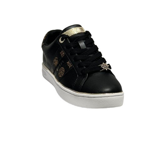 Scarpe donna sneaker Guess Barlie black/brown D27GU07 FLTBRLELE12