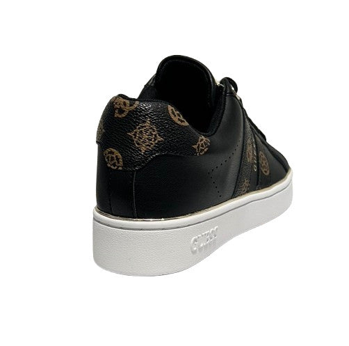 Scarpe donna sneaker Guess Barlie black/brown D27GU07 FLTBRLELE12