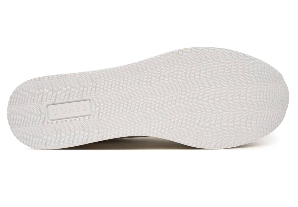 Scarpe donna sneaker Guess Hansin4 white/platino D27GU17 FLJHN4ELE12