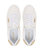 Scarpe donna sneaker Guess Hansin4 white/platino D27GU17 FLJHN4ELE12