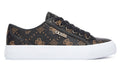 Scarpe donna sneaker Guess Jelexa10 in ecopelle brown logo D27GU27 FLTJ10FAL12