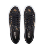 Scarpe donna sneaker Guess Jelexa10 in ecopelle brown logo D27GU27 FLTJ10FAL12
