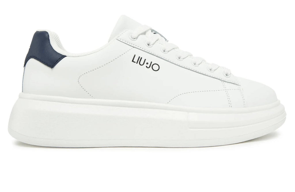 Sneaker uomo Liu-Jo Big 01 white/blue U27LJ03 7B4027 PX474 S1018