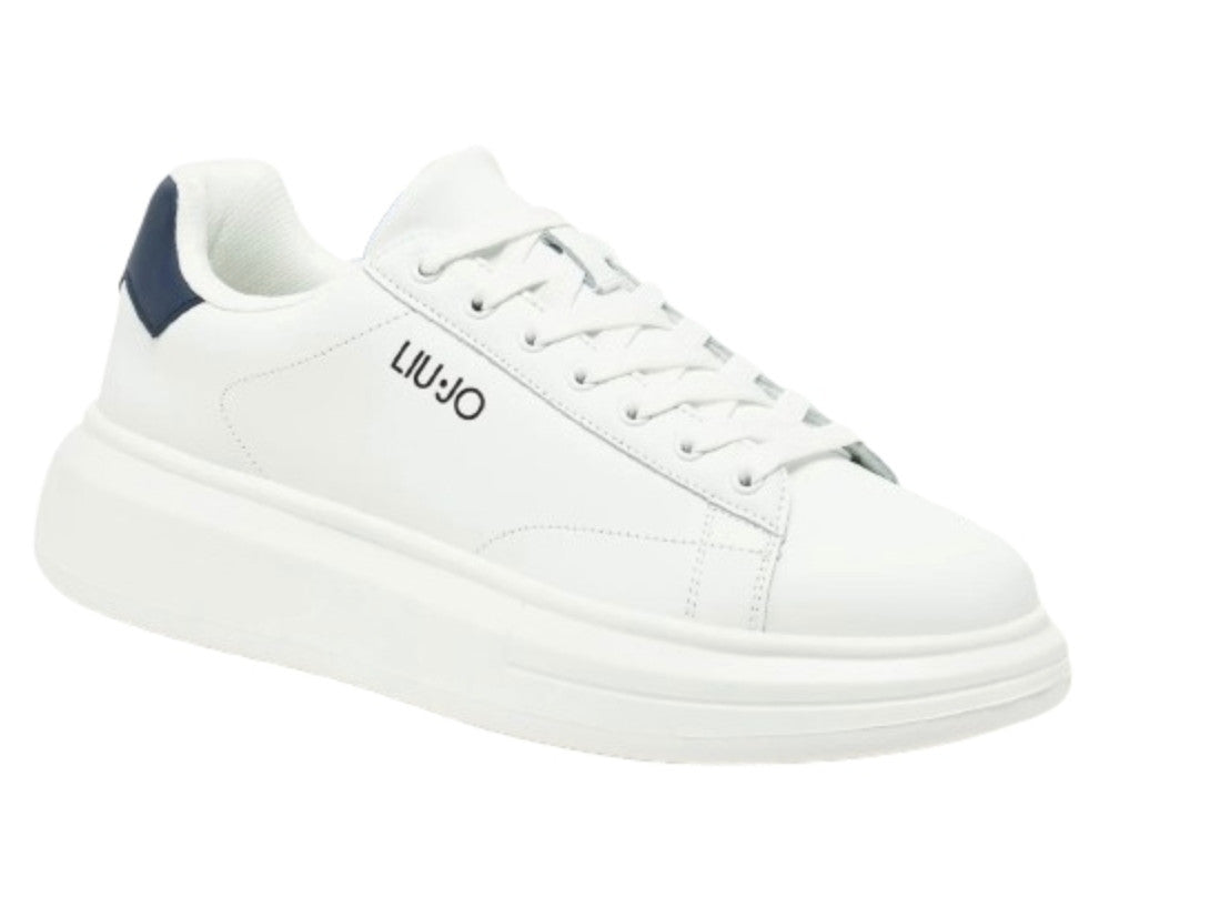 Sneaker uomo Liu-Jo Big 01 white/blue U27LJ03 7B4027 PX474 S1018