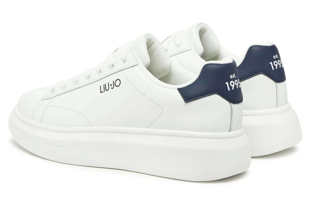 Sneaker uomo Liu-Jo Big 01 white/blue U27LJ03 7B4027 PX474 S1018