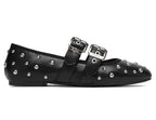 Ballerina donna Buffalo Daphne stud black D27BF04 BN1620059