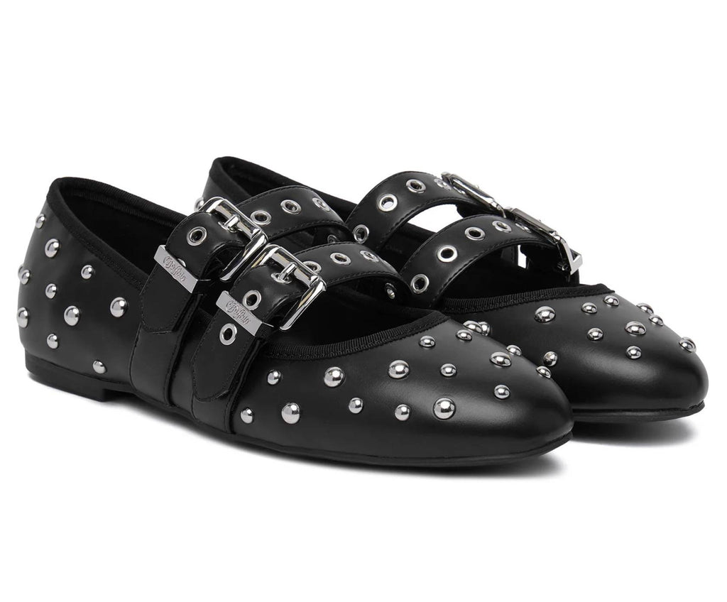 Ballerina donna Buffalo Daphne stud black D27BF04 BN1620059