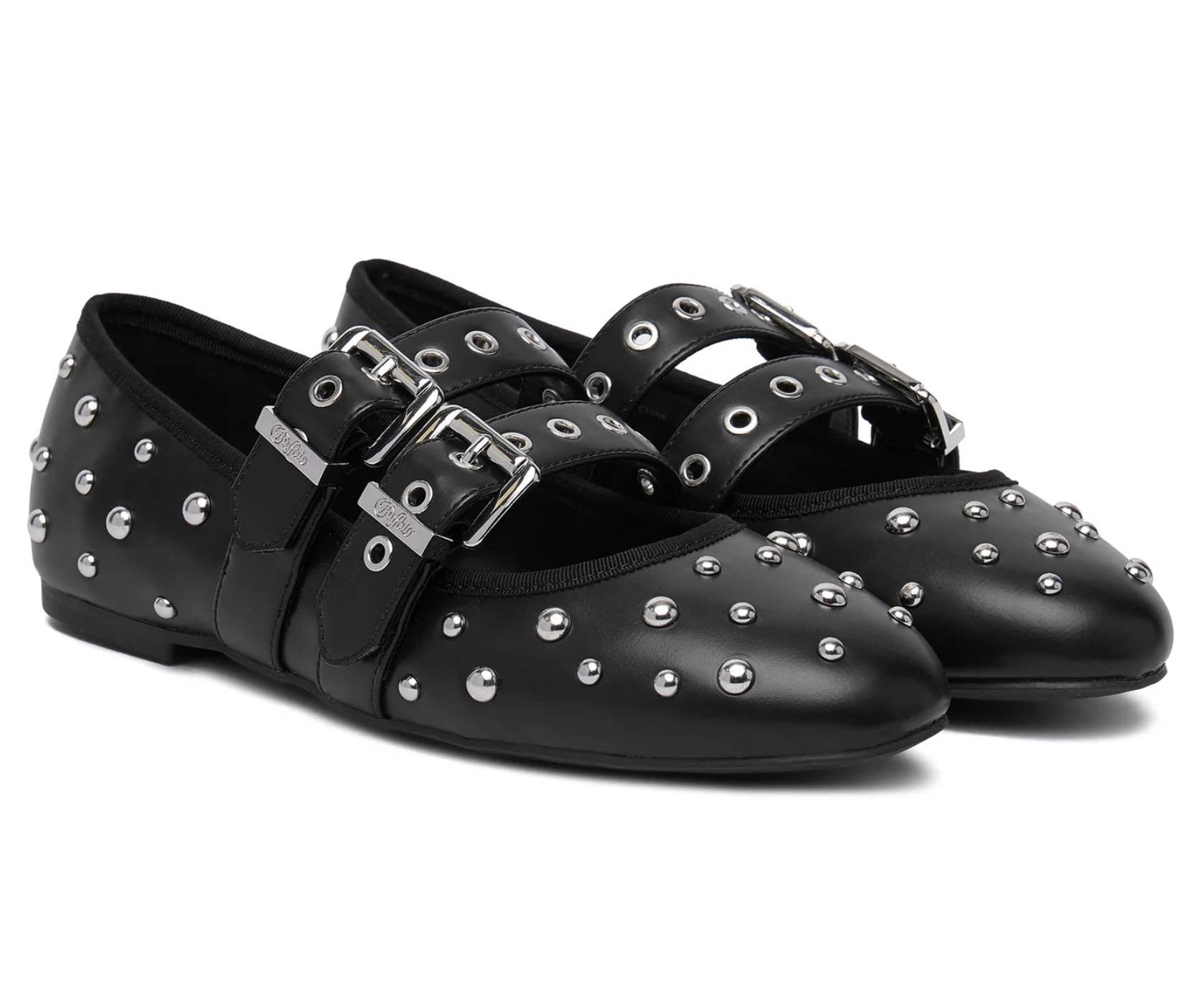 Ballerina donna Buffalo Daphne stud black D27BF04 BN1620059