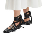 Ballerina donna Buffalo Daphne stud black D27BF04 BN1620059