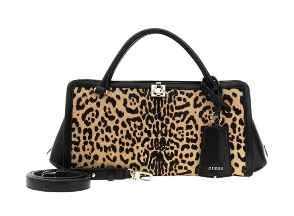 Borsa donna Guess mano/spalla Audrey girlfriend satchel leopard B27GU47 LG973406