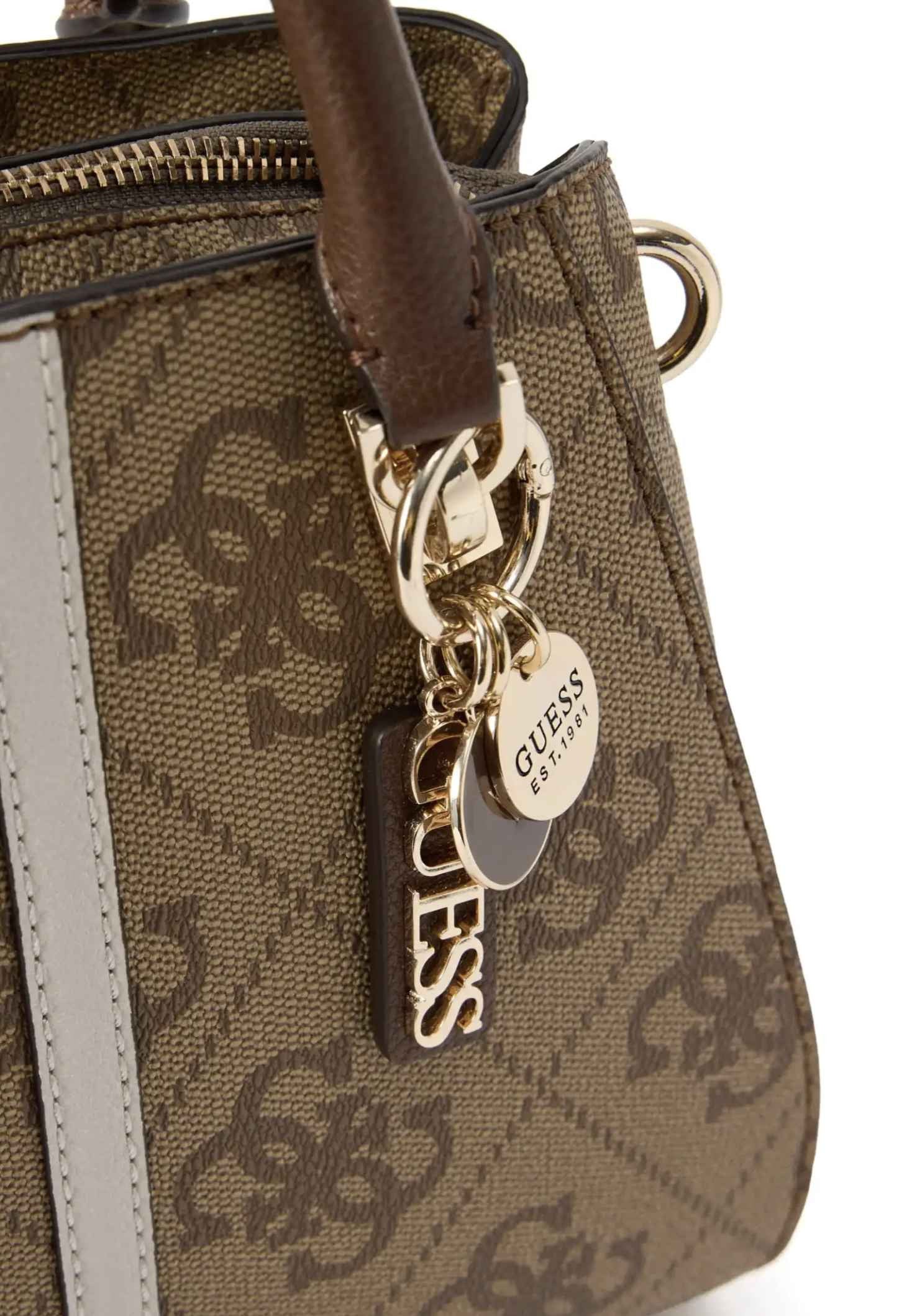 Borsa a mano/tracolla Noelle II latte logo/brown B27GU71 SS967207